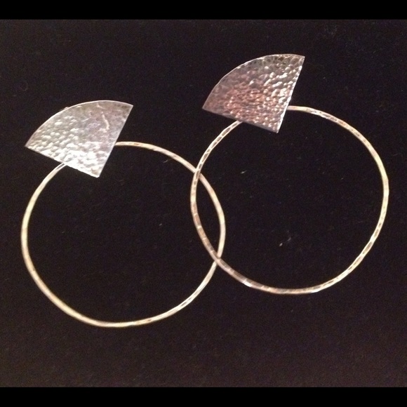 Handmade silver earrings
