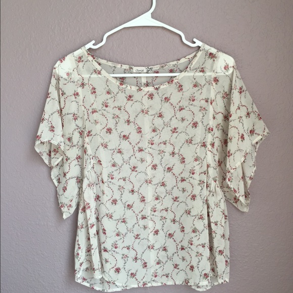 Sheer Floral Top ❤️ - Picture 1 of 1