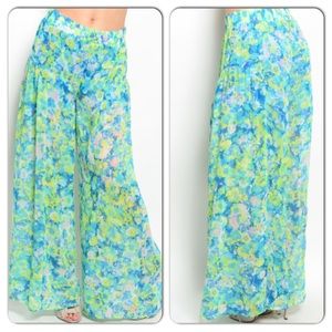 Floral Boho Pants