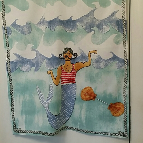 Anthropologie Other - Mer-Man Dish Towel Anthropologie