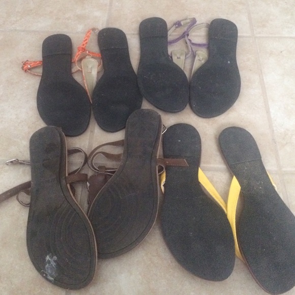 Wet Seal sandals (lot of 4 pairs!) size 7 - Picture 4 of 4