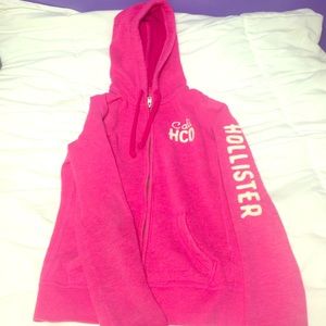 Pink Hollister sweatshirt