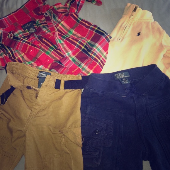 Polo Ralph Lauren Other - 12 month polo Bundle w/ blue pullover 4 nj_love**