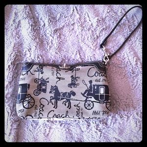 Coach Horse & Carriage Wristlet