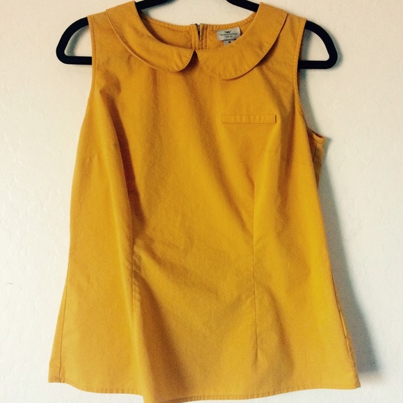 Mustard yellow top
