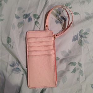 Light pink wristlet