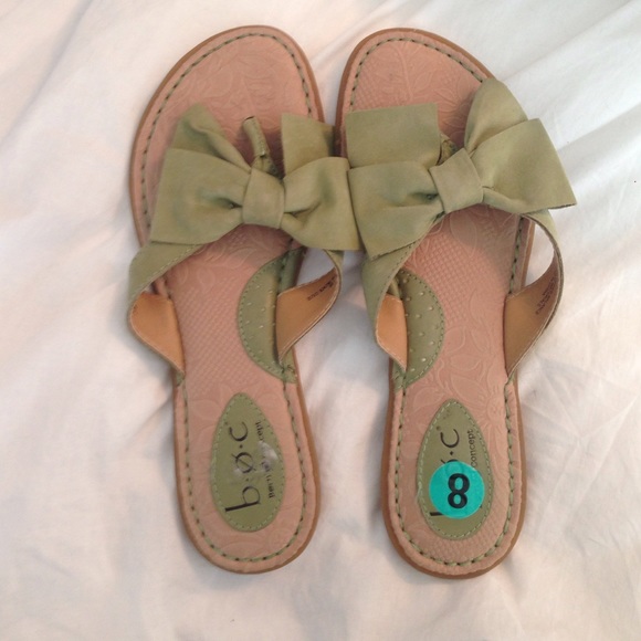 NEW green dressy sandals