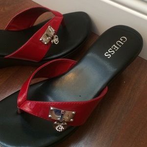 Guess Black Wedges