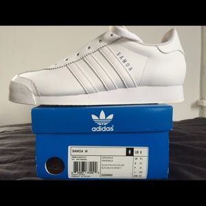 Adidas Samoa W sz 8 all white