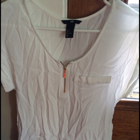 H&M white top