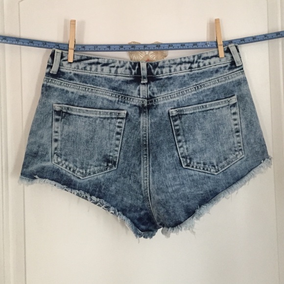 Topshop Moto Denim Jean Shorts