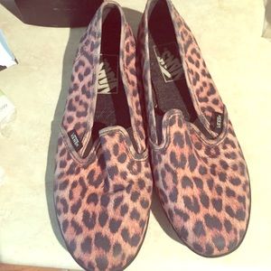 Leopard vans slip on