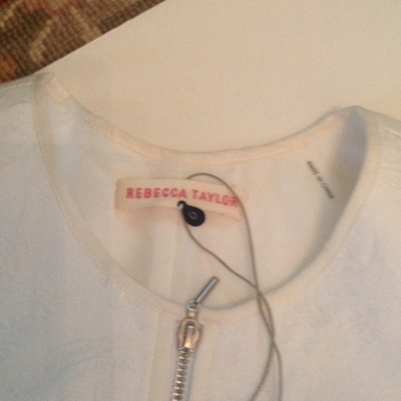 Rebecca Taylor White Zipper Dress - Picture 3 of 4