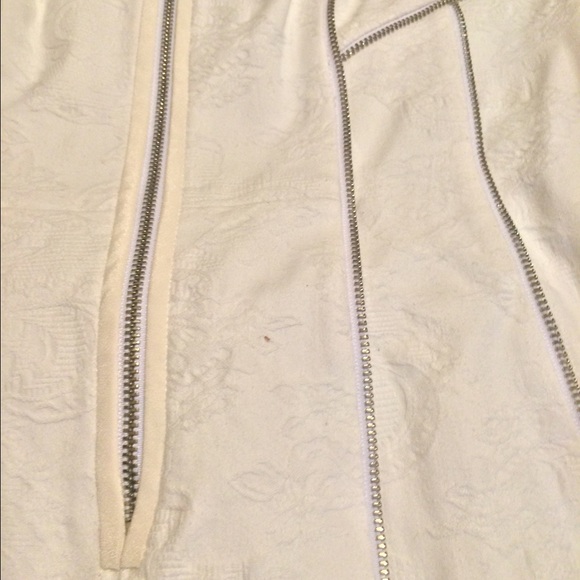 Rebecca Taylor White Zipper Dress - Picture 2 of 4