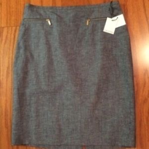 Calvin Klein linen pencil skirt