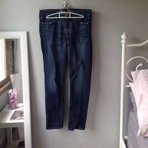 American Eagle dark wash skinny jeans