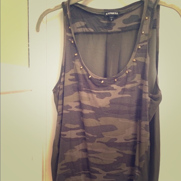 Express Camo fashion tank