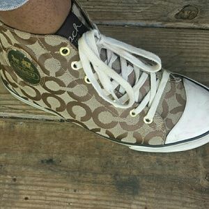 Authentic high top coach shoes