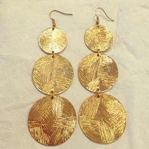 Gold Dangle Earrings