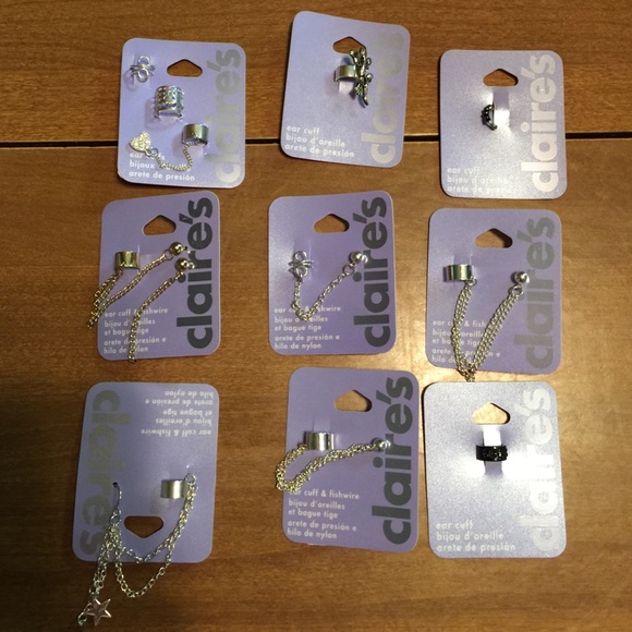 Claire's Jewelry - 🎀🎀NWT 11 Total Ear Cuffs Bundle 🎀🎀
