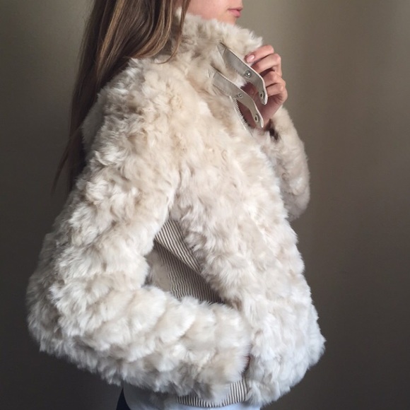 Faux fur jacket