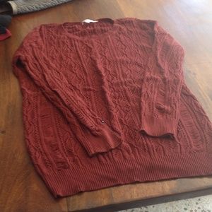 Burnt red rvca sweater!