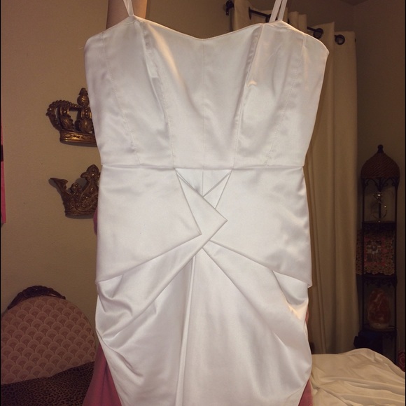 BCBG strapless cocktail dress