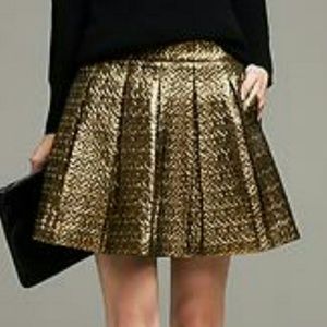 Final Price Black and Gold Skirt