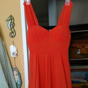 Orange summer dress