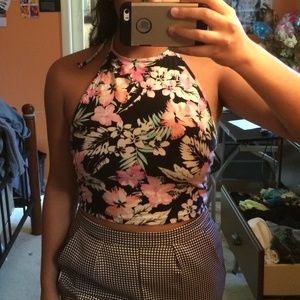 tropical halter top