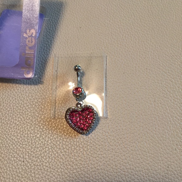 Claire's Jewelry - 🎀NWT Pink Heart Belly Button Ring🎀