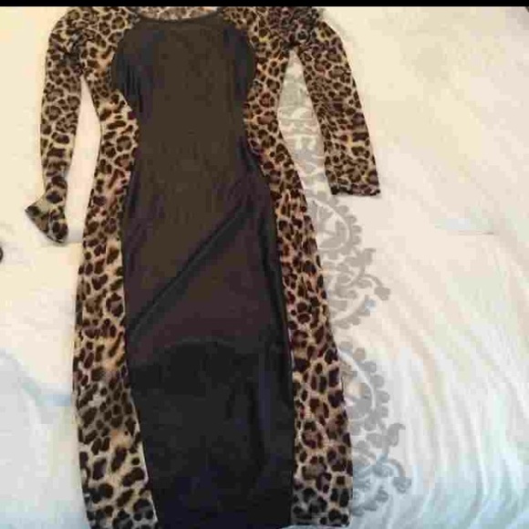 Cheetah very sliming dress!