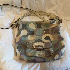Sequined Coach Bag