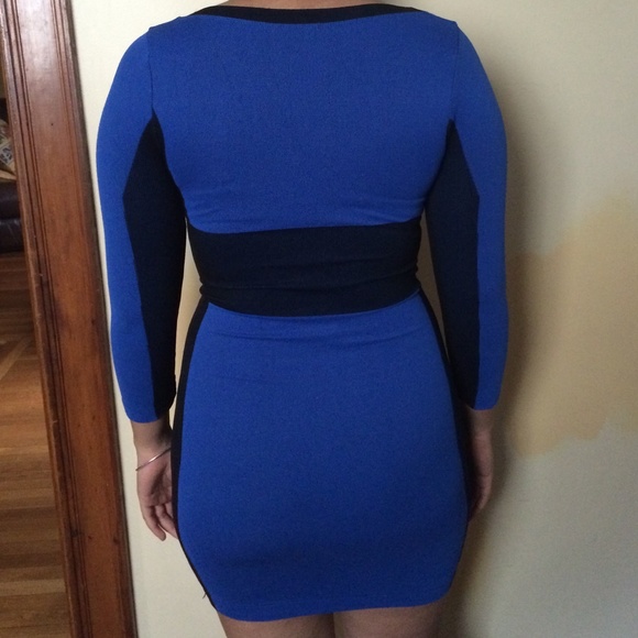 BEBE Color Block Party Dress - Picture 3 of 3