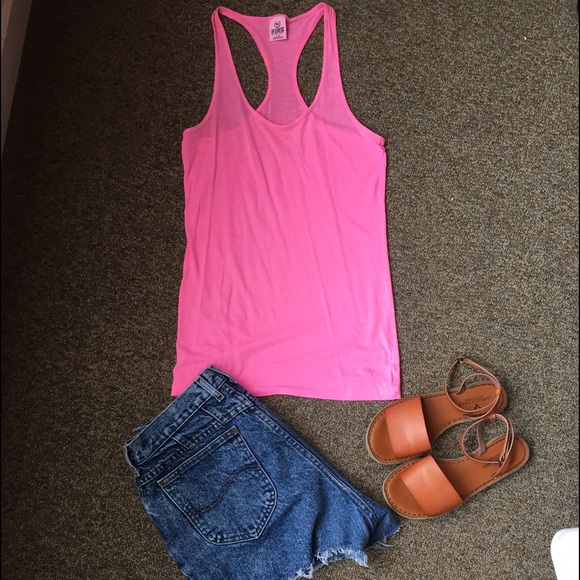 Victoria's Secret PINK Tank Top in Neon Pink