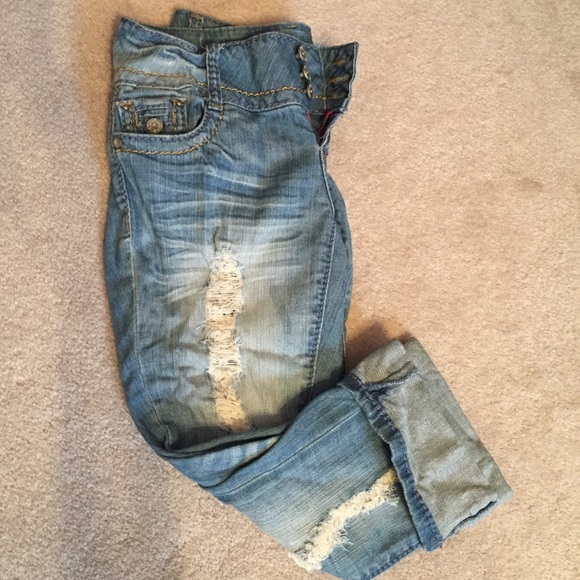 Capris from Macy's and American Eagle