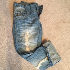 Capris from Macy's and American Eagle