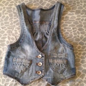 Denim vest