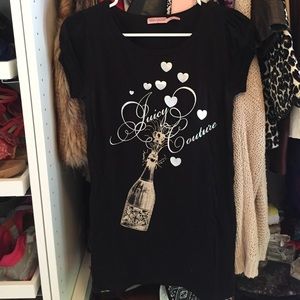Black juicy couture tee