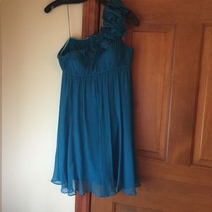 Adrianna Papell one shoulder homecoming dress