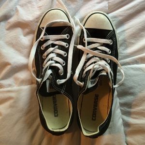 Black Converse All-stars size 8