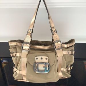 Guess Gold Handbag