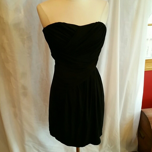 Express Dresses & Skirts - Express Size S Black Strapless Dress