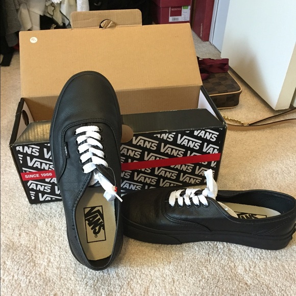 All Black Vans NEW