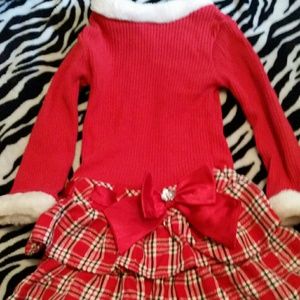 4T Girls Christmas Dress