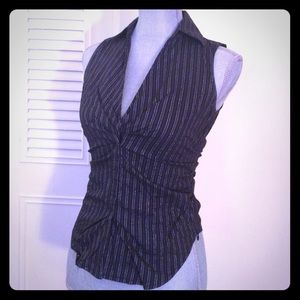 Black Striped Top