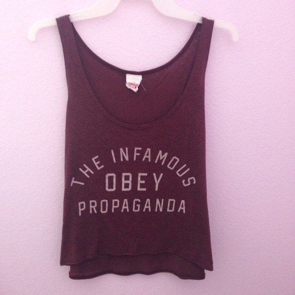obey propaganda tank