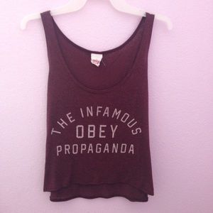 obey propaganda tank