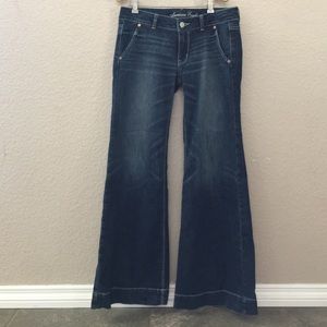American Eagle Trouser Wide Leg Jeans