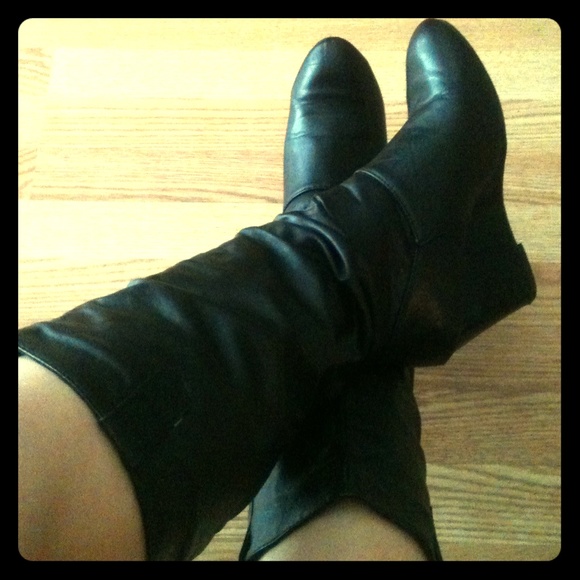 Knee High Wedge Boots 7.5
